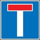 Street sign: dead end