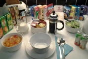 View of continental breakfast selection